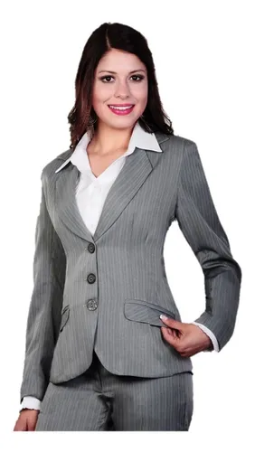 Conjunto Saco Pantalon Gris Traje Uniforme Meses