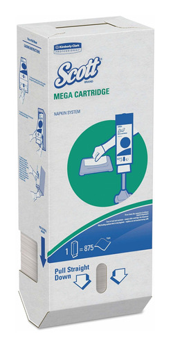 Scott Mega Cartucho Caja De Servilleta (98908 ), Servilletas