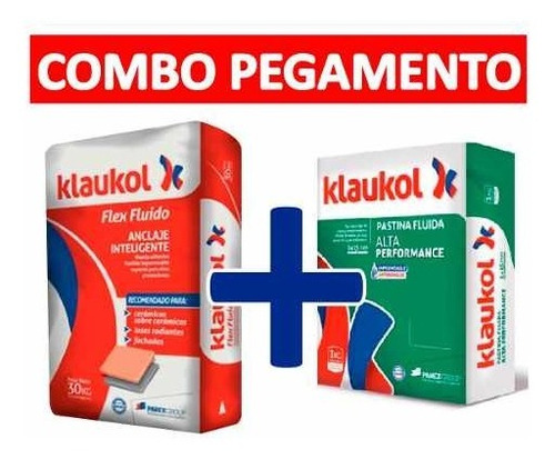 Imagen 1 de 4 de Combo Pegamento Klaukol Loza Radiante + Pastina Alta Perform