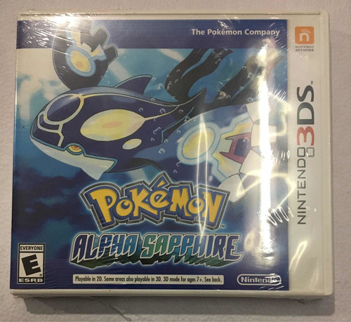 Juego Pokemon Alpha Sapphire Nintendo 3ds Nuevo Sellado