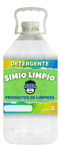 Detergente Jabon Liquido Ropa Blanca - Simio Limpio