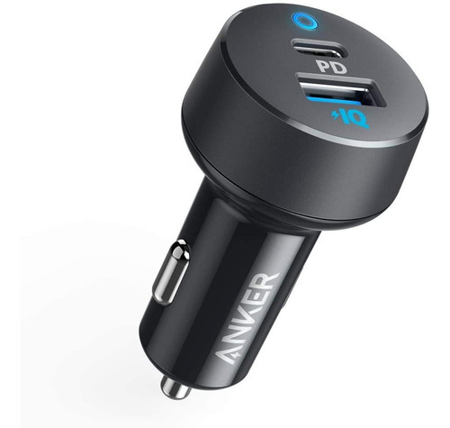 Anker - Cargador De Auto Usb C, 30 W, 2 Puertos Tipo C Compa