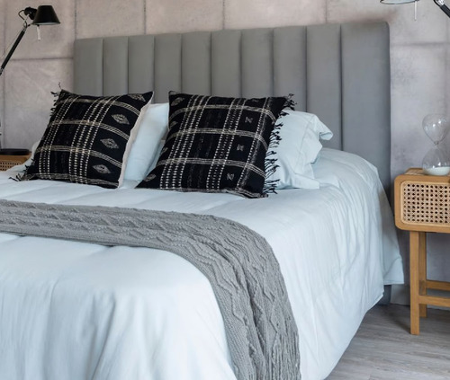 Respaldo Al Piso Para Cama Diseño Tubular De 1.5 Plazas