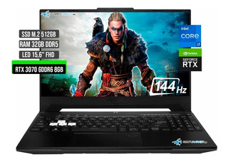 Asus Tuf Intel Core I7 Disco Ssd 512gb Ram 32gb Rtx 3070