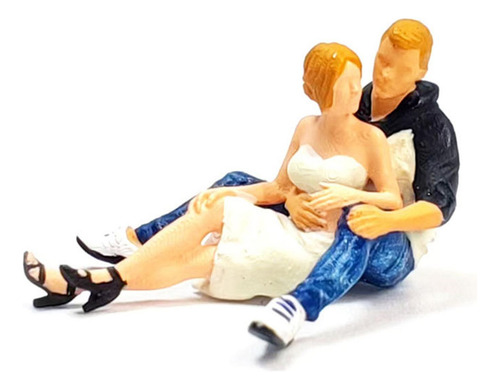 Figuras De Pareja De Resina 1/64, Adorno De Estilo B