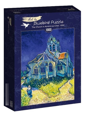 Rompecabezas Iglesia En Auvers Van Gogh Bluebird 1000 Piezas