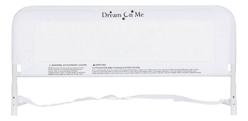 Dream On Me - Barandal De Seguridad De Malla, Blanco, 15 Pul