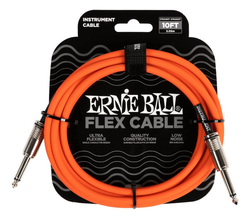 Cable Ernie Ball Flexible Recto/ Recto 10ft - 6416