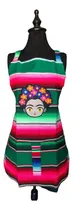 Comprar Mandil Artesanal Mexicano Delantal Saltillo Frida Kahlo