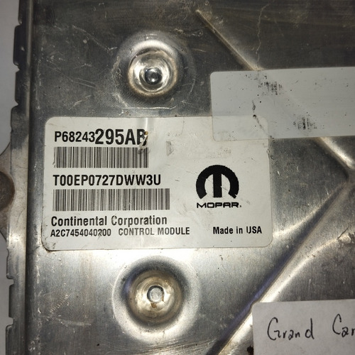 Computadora Grand Caravan 2016-2018 Motor 3.6 Ya Programada (Usado)