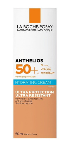 La Roche Posay Crema Hidrat Anthelios Fps 50+ Con Color 50ml