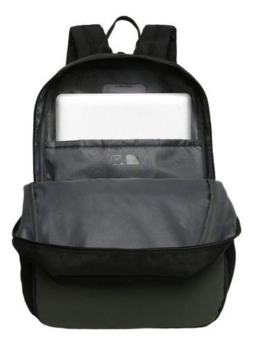 Mochila Engomada Carens Reverse Verde Militar Head