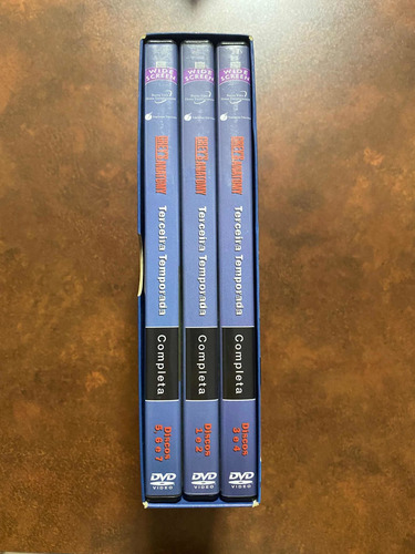 Dvds Greys Anatomy 3* Temporada Completa
