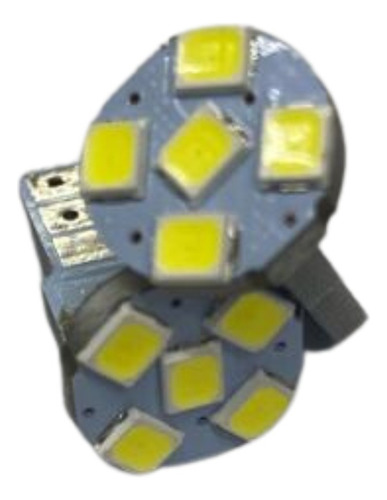 Par Lampada Esmagada Led Meia Luz Farol 5 Leds T10 12v