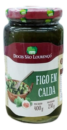 Figo Em Calda São Lourenço 400g (4 Vidros)