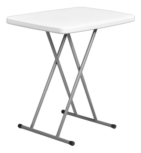 Mesa Plegable De Servicio Exterior Resistente 76.5cm Color Blanco