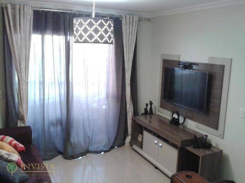 Imagem 2 de 11 de Apartamento Com 3 Dormitórios Semimobiliado E 2 Vagas De Garagem. - Ap5785