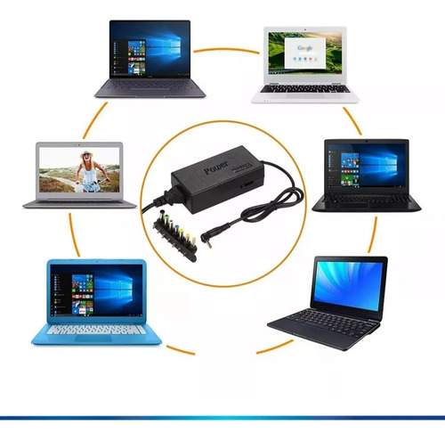 Cargador Adaptador Universal Para Lapto Computador 8 Marcas