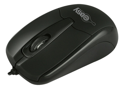 Mouse Alámbrico Easy Line Óptico Pc-993377 Negro