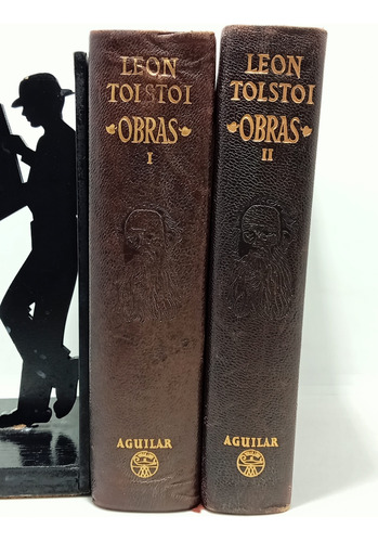 Obras - Dos Tomos - León Tolstói - Editorial Aguilar - 1959