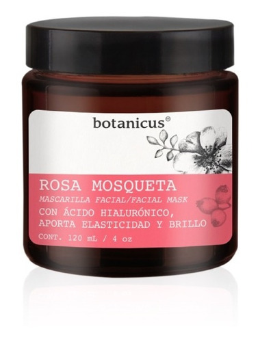 Mascarilla Anti Edad Facial  Rosa Mosqueta  Botanicus