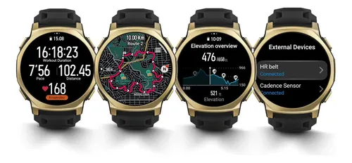 Relógio Amazfit T-rex 3 Pro 44mm Smartwatch Black Gold | Frete grátis