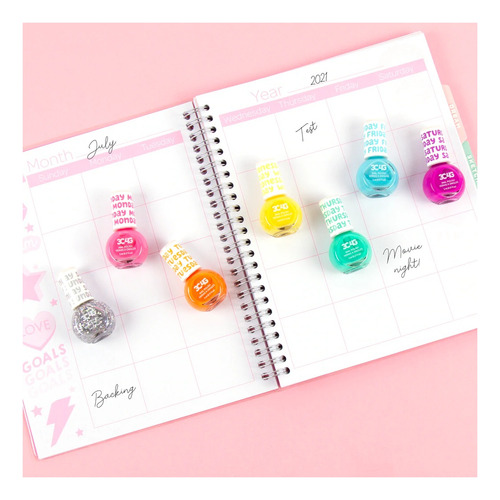 Set De 7 Esmaltes Para Niñas Make It Real Hopetoys