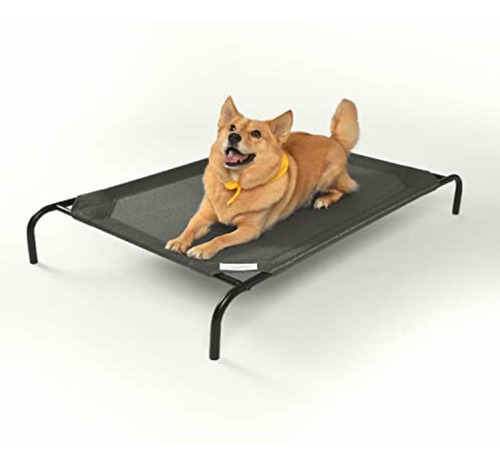 Coolaroo The Original Cama Elevada Para Mascotas, Color Gris