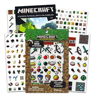 Minecraft Pegatinas De Fiesta Super Set Más De 600