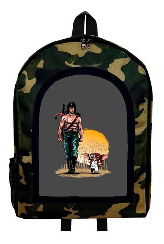 Mochila Camuflada Rambo Modelo 8