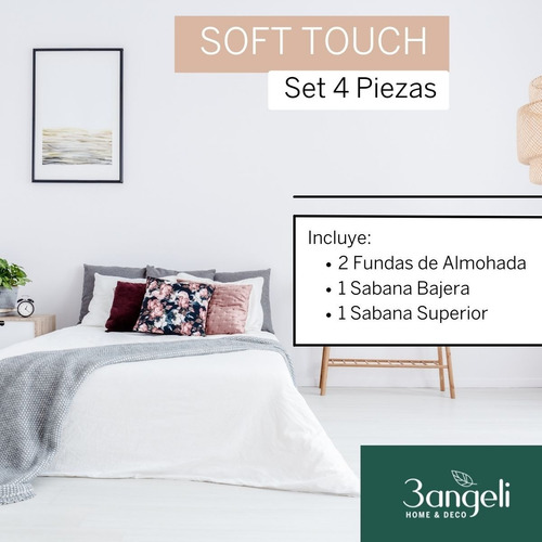 Imagen 3 de 10 de Sábanas De Lujo 1800 Hilos - King - Soft Touch - 3angeli