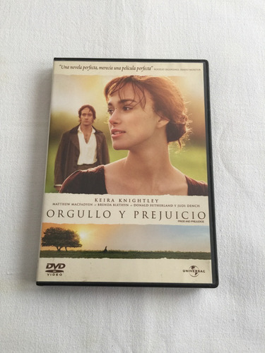 Película Orgullo Y Prejuicio En Dvd