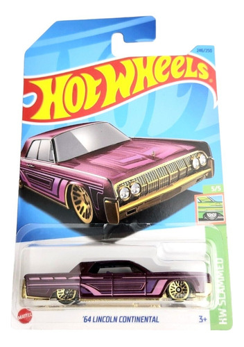 Hotwheel 64 Lincoln Continental (slammed 5/5 ) Año 2024