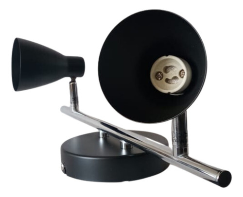 Lampara Dirigible Para Pared O Techo Negro 2 Spot Gu10
