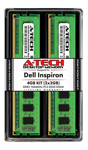 Memoria Ram 4gb 2x2gb Ddr3 1066 Mhz Dimm A-tech Am032717