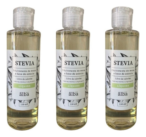 Pack X3 Stevia Liquida 150ml C/u