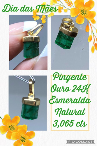 Pingente Joia Ouro Esmeralda Colar, Pedra Preciosa 3 065 Cts | Frete grátis Pingente Joia Ouro Esmeralda Colar, Pedra Preciosa 3 065 Cts | Frete grátis