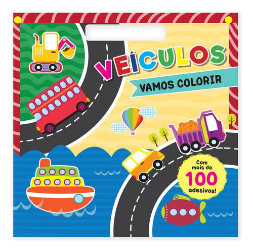 Vamos Colorir - Veiculos: Vamos Colorir - Veiculos, De Gir. Editora Girassol, Capa Mole, Edição 1 Em Português, 2023