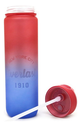 Botella Deportiva Everlast 1 Litro Entrenamiento Fitness Fucsia/azul