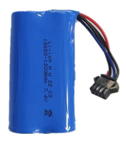 Batería De Repuesto De Batería De Litio De 7,4 V 1200 Mah Pa