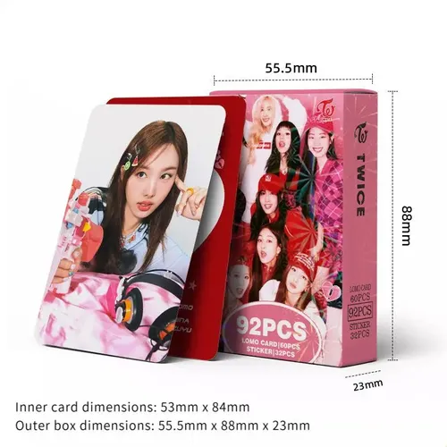 TWICE カード等　セット　310枚 92 Unidades De Cartões Twice Mini Album Strategy Support Pho