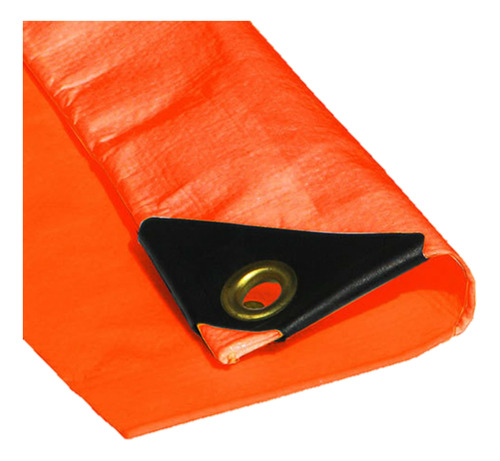 Lona Resistente 10 X 20  Color Naranja 12 Mil Proteccion Uv