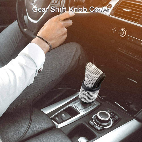 Para Decoración Coche Para Mujer Funda Volante Diamante