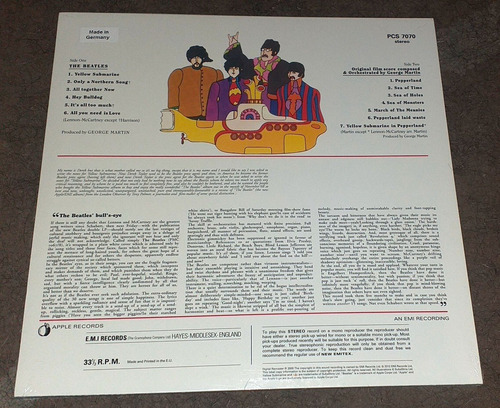 The Beatles - Yellow Submarine (vinilo, Lp, Vinil, Vinyl)