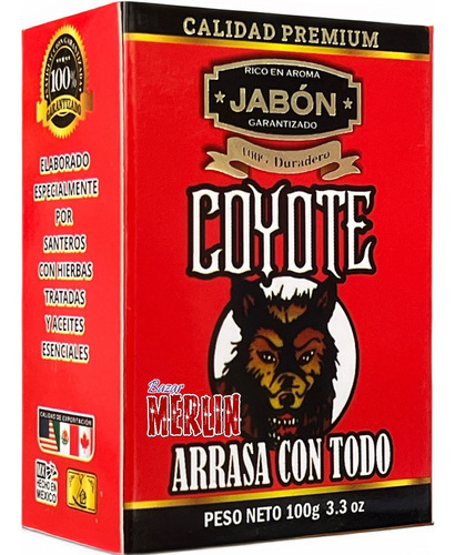 Jabon Arrasa Con Todo Coyote - Quita Mala Suerte