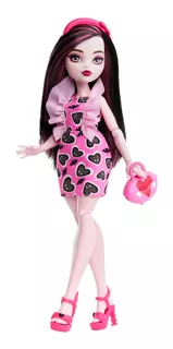 Monster High Muñeca Draculaura Articulada Con Accesorios