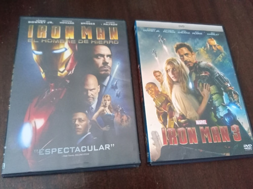 Dvds Originales Iron Man Y Iron Man 3