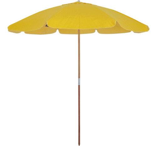 Guarda Sol 2,20m Em Bagum Guararapi Amarelo Bel