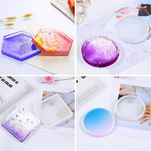 Imagen 5 de 6 de Moldes De Silicona Para Posavasos, 3 Unidades