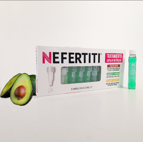 Nefertiti Ampolletas Aguacate Y Cítricos 10pzs